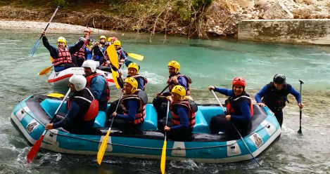 rafting